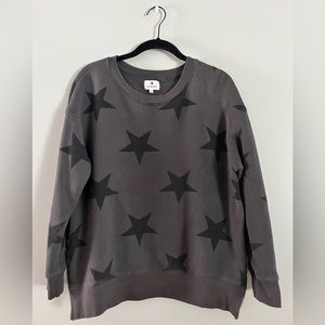 Sundry Star Print Sweatshirt Size 2 (Medium)